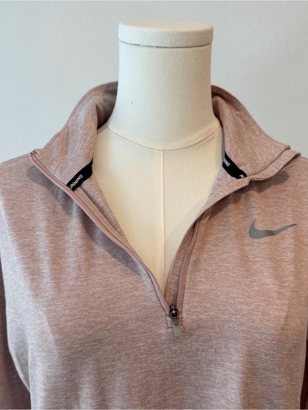 Nike Women’s Heather Rose Quarter-Zip Pullover